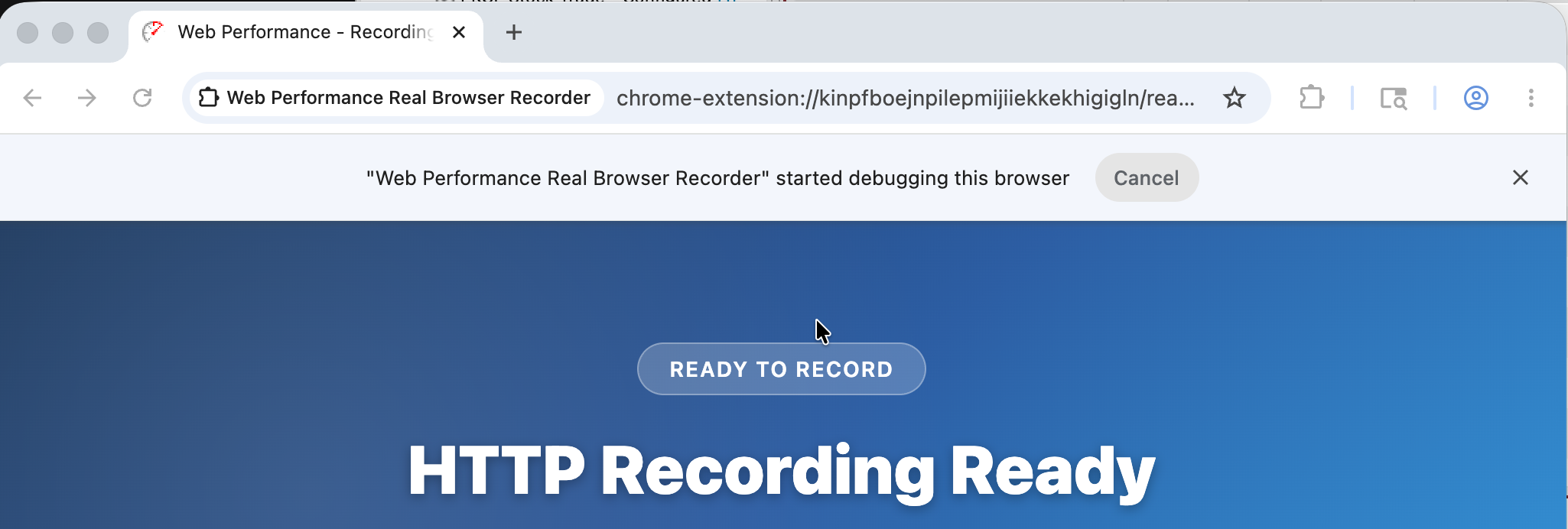 Chrome debugger attached warning banner